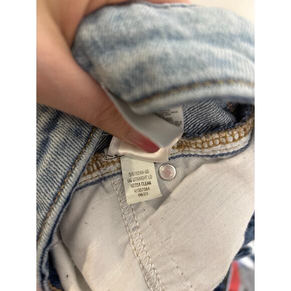 Old Navy High-Waisted OG Loose Jeans Womens 14 Light Wash Blue Denim - Picture 5 of 5